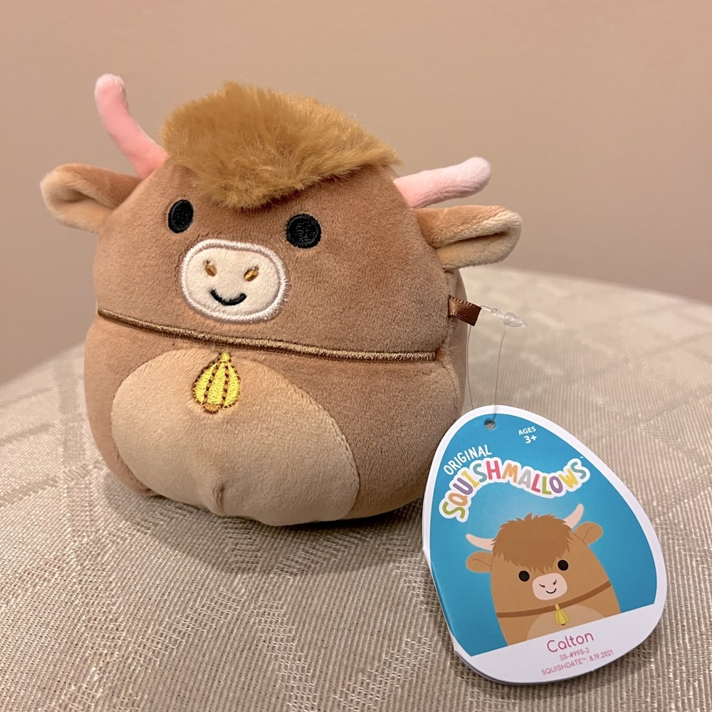 Calton the bull squishmalllow 5”